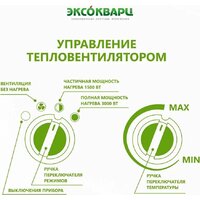 Электрическая тепловая пушка Эксокварц ТР-1.5/3