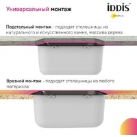 Кухонная мойка IDDIS Mate MAT44GMi77