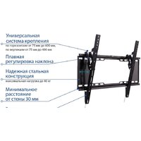 Кронштейн для телевизора Kromax IDEAL-102 (черный)