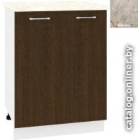 Шкаф напольный Кортекс-мебель Корнелия Лира НШ60р (венге/марсель)