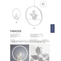 Подвесная люстра Arte Lamp Paradise A6065SP-1WH