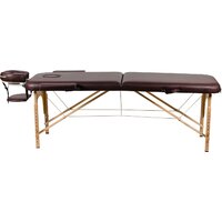 Массажный стол Atlas Sport складной 2-с 60 см деревянный (коричневый)