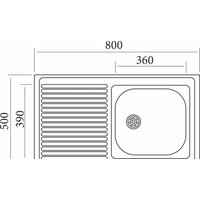Кухонная мойка Mixline R 503443