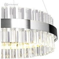 Подвесная люстра Estares Sofia 100W R-APP-500x1100-CHROME/CLEAR-220-IP20_Ч