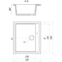 Кухонная мойка Gerhans A12 (графит)
