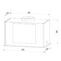 Кухонная вытяжка Weissgauff Aura 850 WH