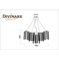 Подвесная люстра Divinare Salice 3133/01 SP-10