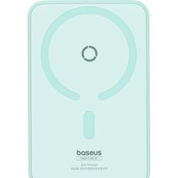Внешний аккумулятор Baseus MagPro Magnetic Bracket Wireless Fast-Charging Power Bank 20W 5000mAh (мятный, китайская версия)