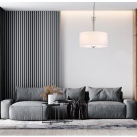 Подвесная люстра Escada Novella 641/4PL E27*60W Satin nickel