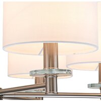 Подвесная люстра Escada Novella 641/6PL E14*60W Satin nickel
