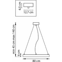 Подвесная люстра Lightstar Saturno 748033