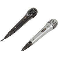 Комплект проводных микрофонов BBK CM215 (черный+серебристый)