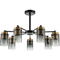Люстра средней высоты Escada 2118/7P (Black/Brass)