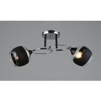 Люстра средней высоты Aitin Pro НПБ 02-2x60-101 A3791/2 (хром/черный)