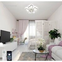Припотолочная люстра Estares Glory 100W 5F-APP-625х70-WHITE/WHITE-220-IP20