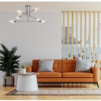 Люстра средней высоты Escada 1140/6P (Silver/Chrome)
