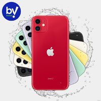 Телефон Apple iPhone 11 128GB Восстановленный by Breezy, грейд В (красный)