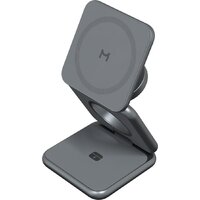 Беспроводное зарядное Magssory Fold Pro 3 в 1 WCH063 (темно-серый)