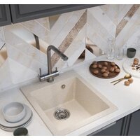Кухонная мойка Mixline ML-GM14 551905 (бежевый)