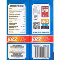 Светодиодная лампочка JAZZway PLED-LX C37 E27 8 Вт 3000 К