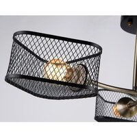 Люстра средней высоты Ambrella light Traditional TR80171/3 SB/BK (бронза/черный)