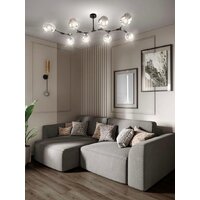Светильники, люстры, бра, споты Aitin Pro НПБ 02-8x60-105 4572/8B (черный)