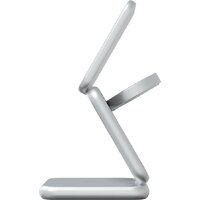 Беспроводное зарядное Magssory Fold Pro 3 в 1 WCH063 (серебристый)