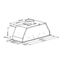 Кухонная вытяжка MAUNFELD Crosby Light 70 (нержавеющая сталь)