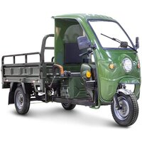 Грузовой электроскутер Rutrike D4 Next кабина 1800 60V 1500W (зеленый)