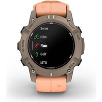 Умные часы Garmin Descent G2 (коричневый/розовый)