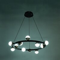 Подвесная люстра BayerLux Рикардо 10385951 (черный/золото)