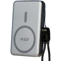 Внешний аккумулятор Roome MagCore W80 10000mAh Magnetic Wireless (серый)