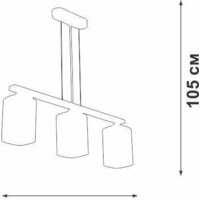Подвесная люстра Vitaluce V3996-0/3S