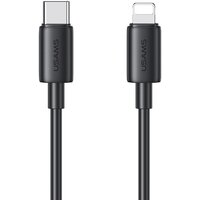 Кабель Usams SJ712 USB Type-C - Lightning (1 м, черный)