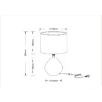 Настольная лампа Arte Lamp Nusakan A5034LT-1WH