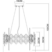 Подвесная люстра Arte Lamp Amelia A1039SP-10BK