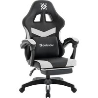 Игровое (геймерское) кресло Defender Runa Pro (черный/белый)