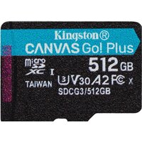 Карта памяти Kingston Canvas Go! Plus microSDXC 512GB (с адаптером)