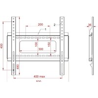 Кронштейн для телевизора PL 400.B