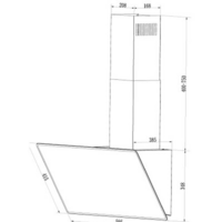 Кухонная вытяжка MAUNFELD Eagle 60 (белый)