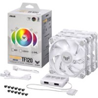 Комплект вентиляторов для корпуса с контроллером ASUS TUF Gaming TF120 ARGB Triple Fan Kit White Edition