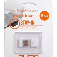 USB Flash QUMO NanoDrive 8Gb White