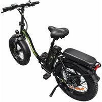 Электровелосипед Motiko MF1 (черный/зеленый)
