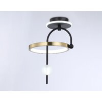 Люстра средней высоты Ambrella light Comfort FL66424 BK/GD (черный/золото)
