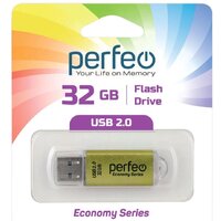 USB Flash Perfeo E01 32GB (золотистый)