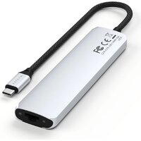 Док-станция Satechi 7-in-1 USB-C Slim Multiport Adapter with Ethernet ST-P7SS (серебристый)