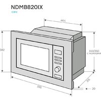 Микроволновая печь Konigin NDM820IX