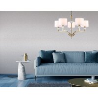 Подвесная люстра Ambrella light LH71131/5 BS/WH (латунь/белый)