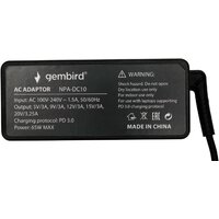 Сетевое зарядное Gembird NPA-DC10