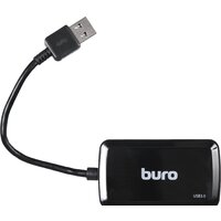 USB-хабы и док-станции Buro BU-HUB4-U3.0-S
